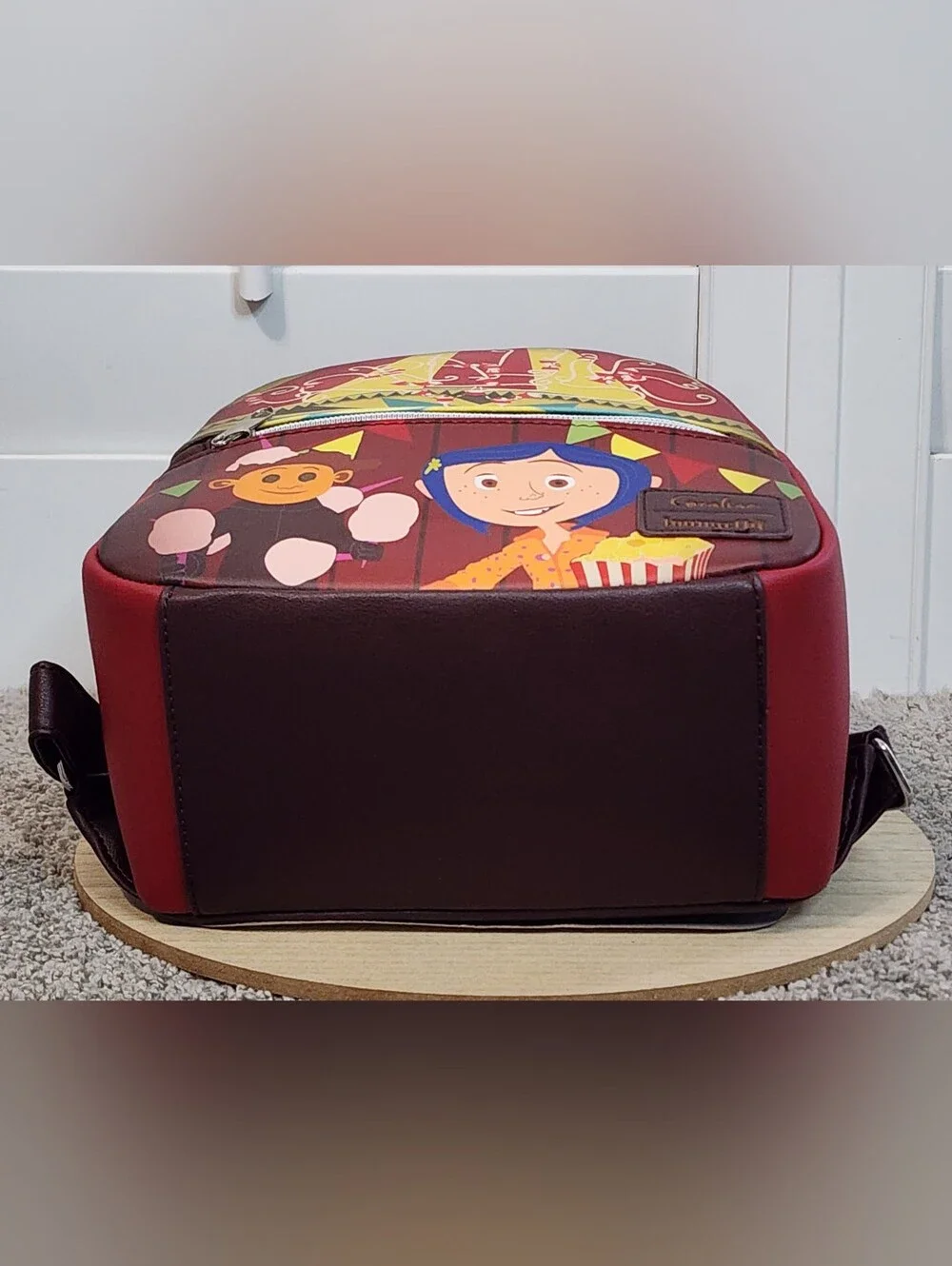 New Coraline Loungefly Circus Mini Backpack With Collectible Loungefly Pin